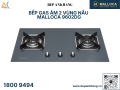 Bếp Gas Âm 2 Vùng Nấu Malloca AS9602DG