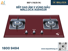 Bếp gas 2 vùng nấu Malloca AS9402R