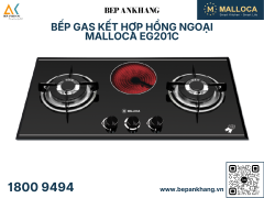 Bếp gas kết hợp hồng ngoại Malloca EG201C