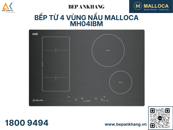 Bếp từ 4 vùng nấu Malloca MH04IBM
