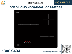 Bếp 3 vùng hồng ngoại Malloca MR593 