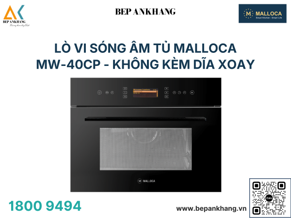 Lò vi sóng âm tủ MW-40CP không đĩa xoay 45cm dung tích 40L