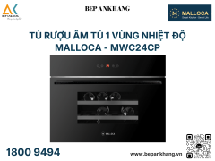 Tủ rượu âm tủ 1 vùng nhiệt độ Malloca - MWC24CP - Sức chứa 24 chai