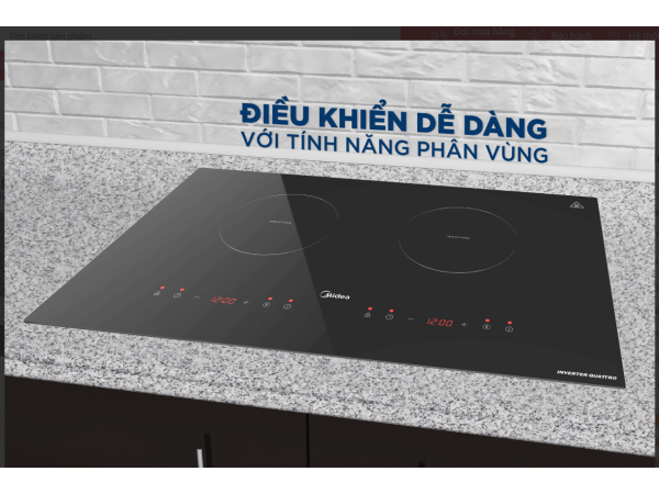 Bếp từ 2 vùng nấu Midea MC-ID358 - Nội địa Trung Quốc