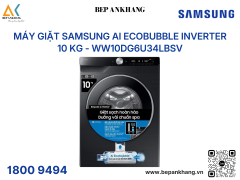 Máy giặt Samsung AI EcoBubble Inverter 10 kg - WW10DG6U34LBSV