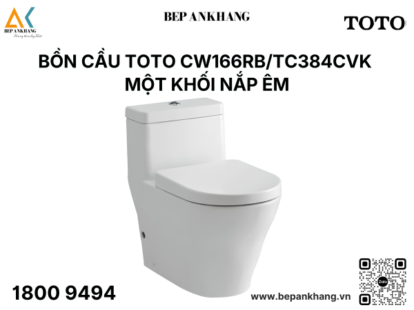 Bàn cầu một khối kèm nắp rửa điện tử WASHLET dòng S5 CW166RB TCF34320GAA T53P100VR