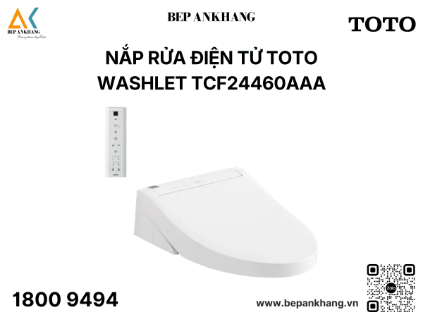 Bàn cầu 1 khối kèm nắp rửa điện tử WASHLET dòng C5 TCF24460AAA MS625CDW15