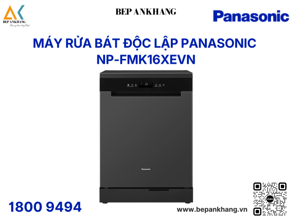 Máy rửa chén độc lập Panasonic Nanoe X NP-FMK16XEVN - Mới nhất năm 2026
