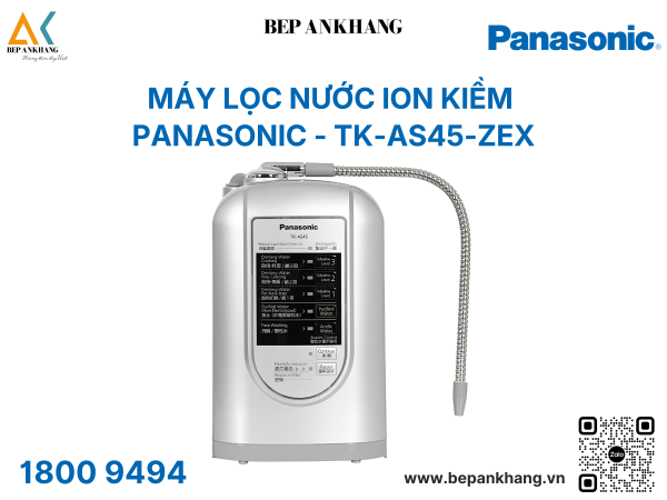 Máy Lọc Nước Ion Kiềm Panasonic TK-AS45-ZEX - Japan