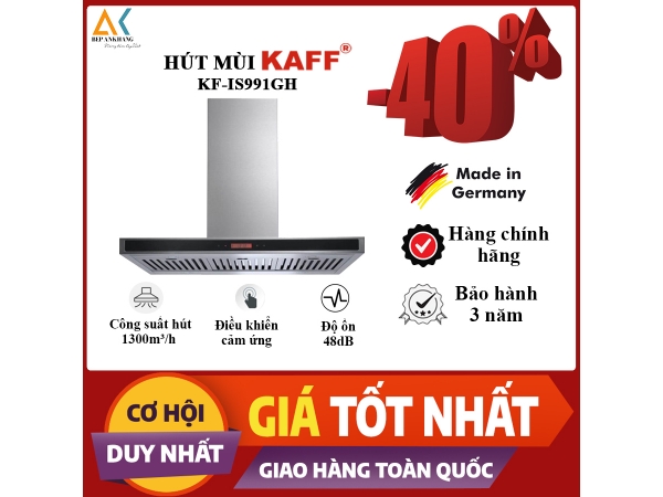 Máy Hút Mùi Độc Lập Độc Lập KAFF KF- IS991GH - Made in Germany