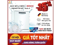 MÁY RỬA BÁT BOSCH SERI 4 SMS4EVW14E - Germany