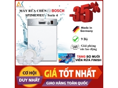 Máy rửa chén âm tủ Bosch SPI50E95EU