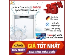 Máy rửa chén bán âm Serial 6 Bosch SMI6ZCS00E